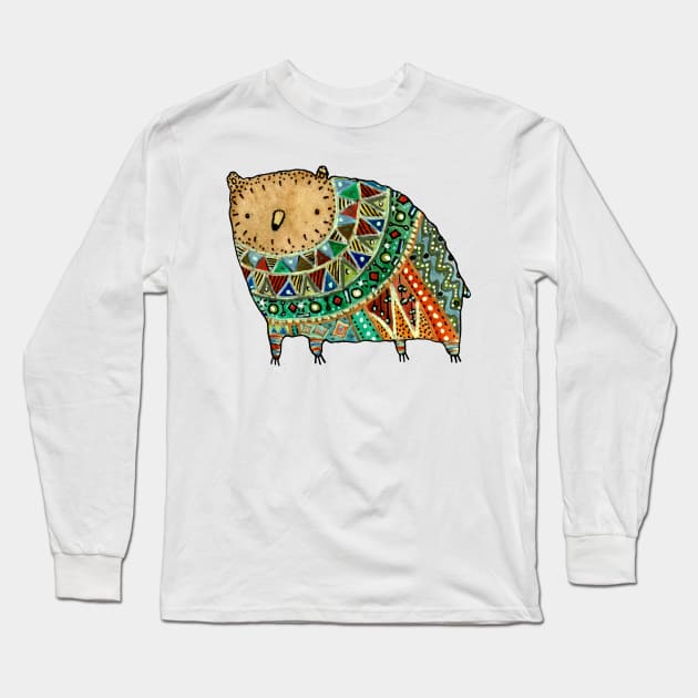 Aztec Bear Long Sleeve T-Shirt by Sophie Corrigan